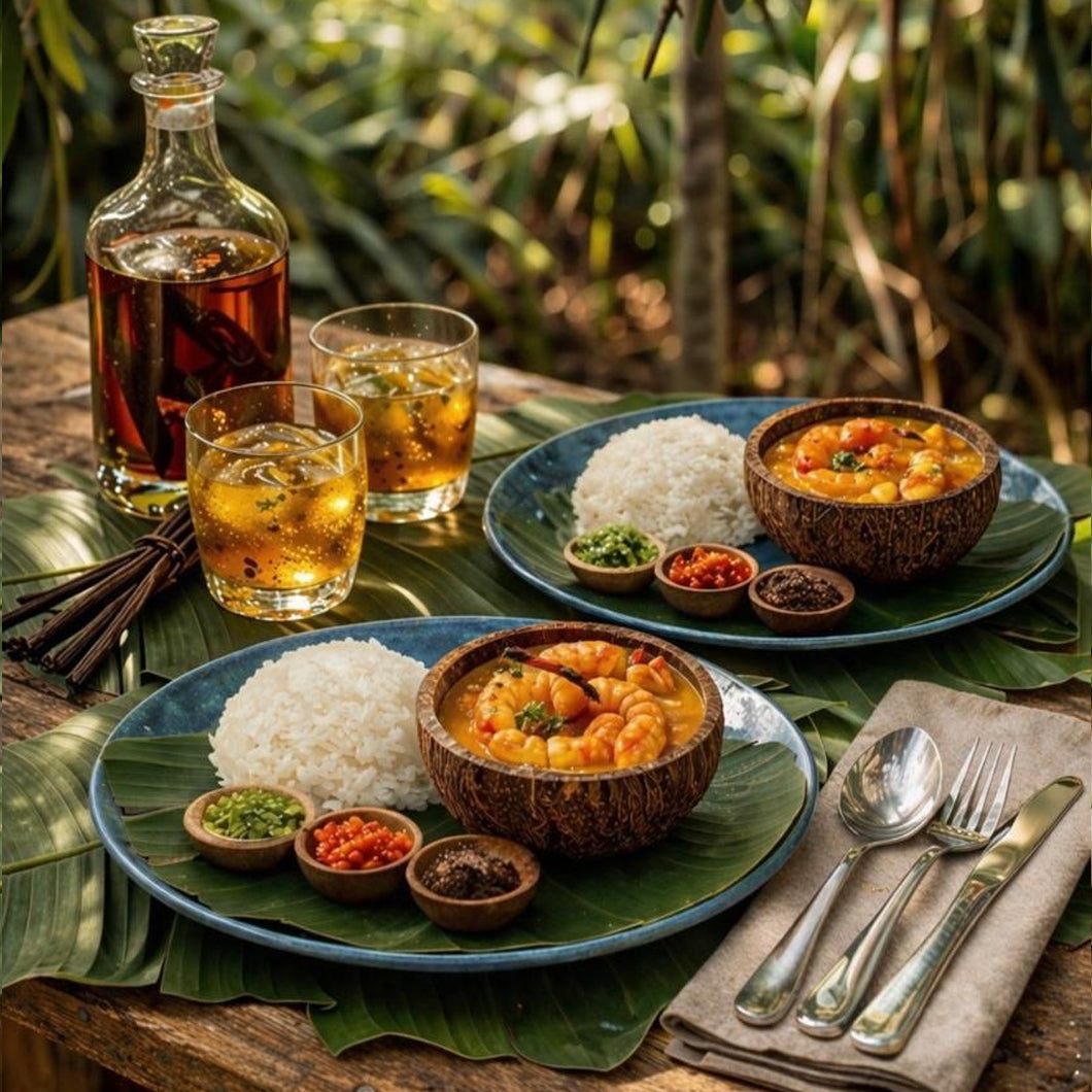 A lunch with local flavours