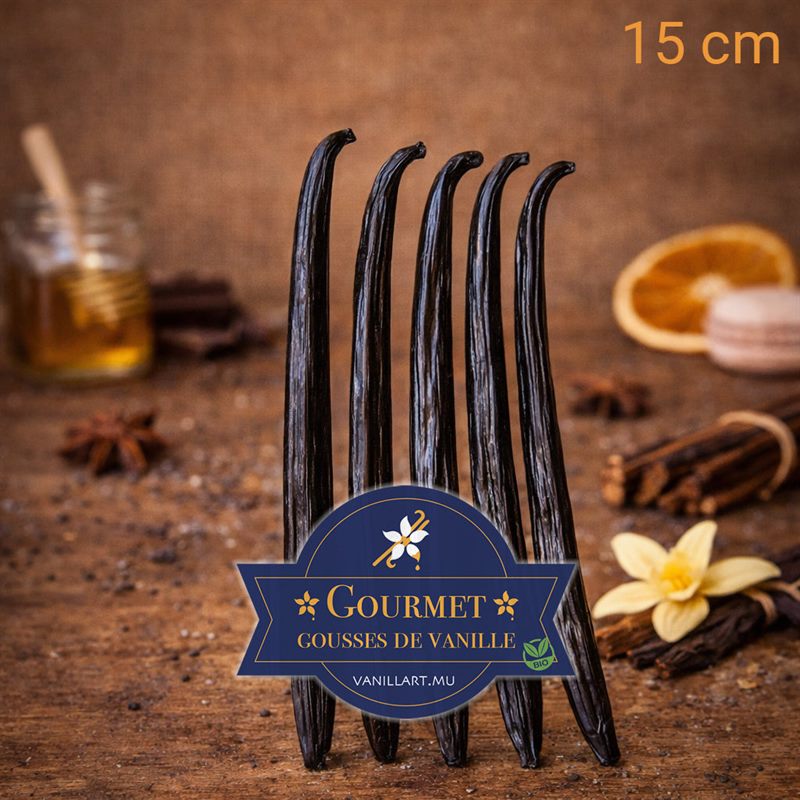 5 gousses de Vanille Coco GOURMET - 15 cm