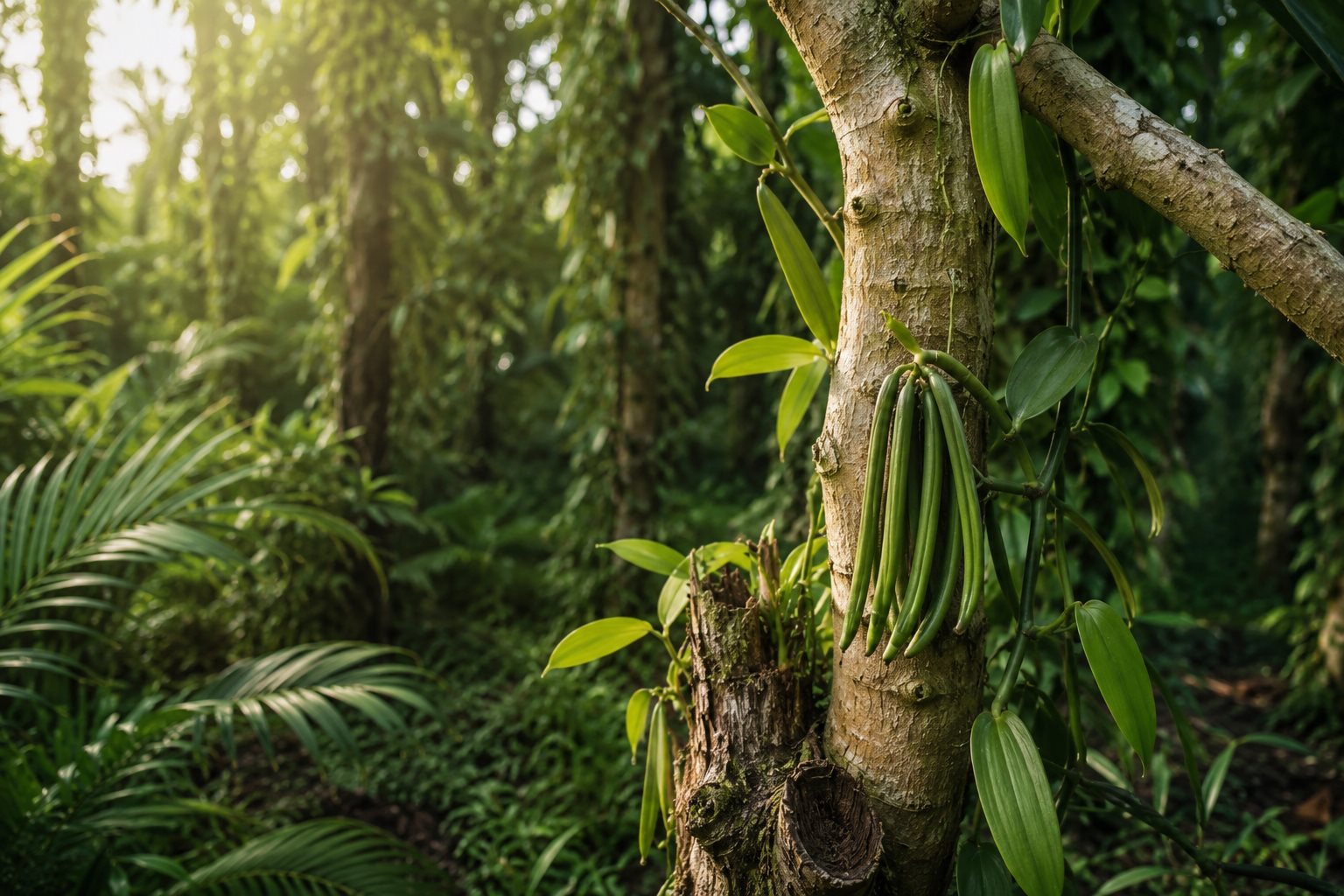 The Mont-Blanc vanilla farm