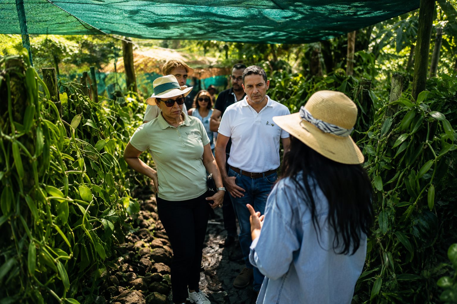 Visite guidée de la vanilleraie