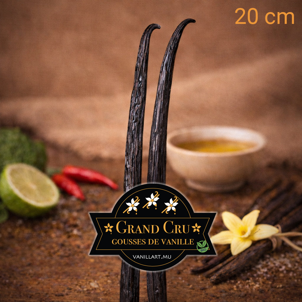 2 gousses de Vanille Coco GRAND CRU - 20 cm